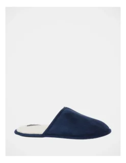Scuff Navy Mule Slipper