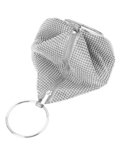 Bianca Silver Top Handle Clutch OB5243 -Myer Clothing Shop 667307530 3 1 720x928