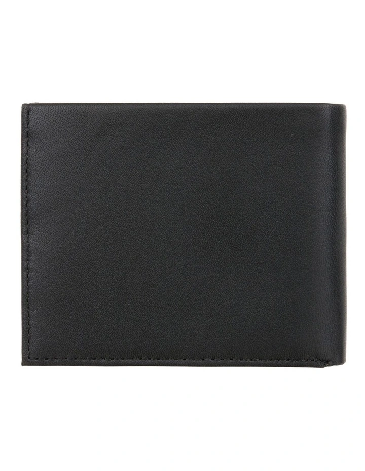 Calvin Klein Smooth Plaque Black Leather Slimfold Wallet 3 Calvin Klein Smooth Plaque Black Leather Slimfold Wallet - Image 3