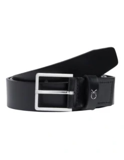 Calvin Klein Formal Black Leather Belt