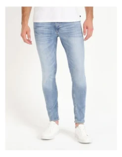 Jack & Jones Liam Original Am 792 Low Rise Skinny Jeans Denim
