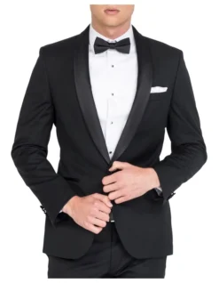 Tailored Tuxedo Jacket Short