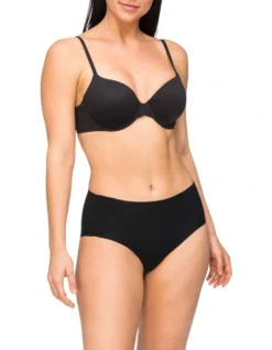 Body Light Waisted Brief Black