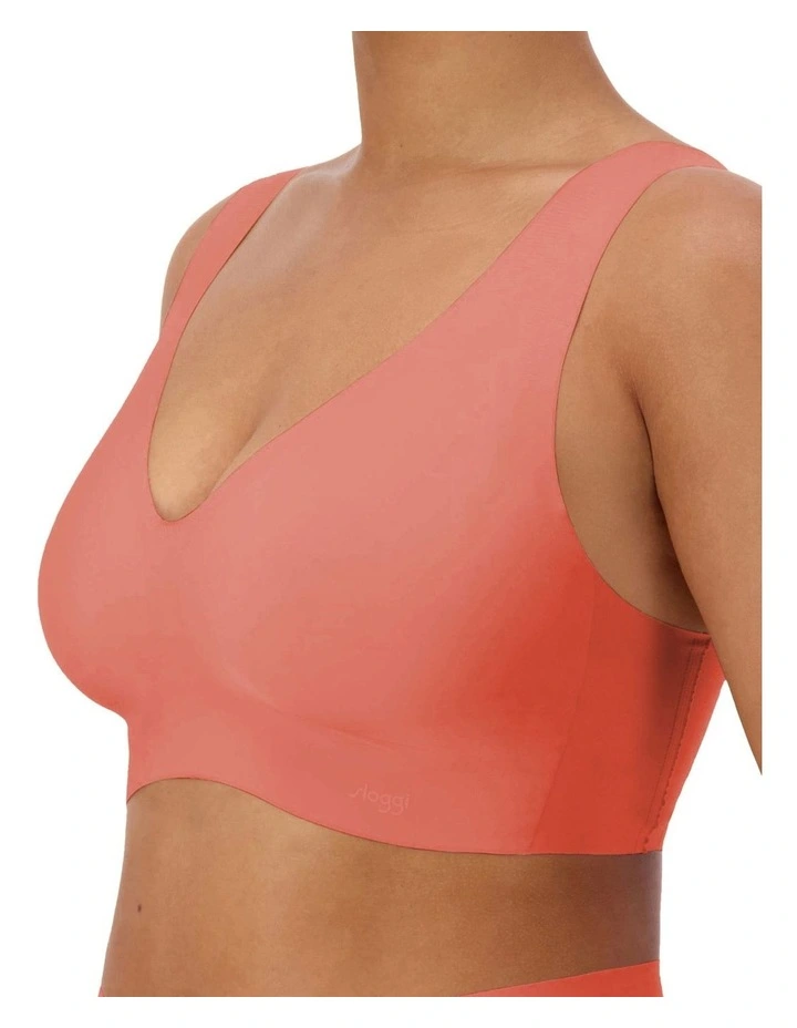 Sloggi Zero Feel Bralette In Orange 4 Sloggi Zero Feel Bralette In Orange - Image 4