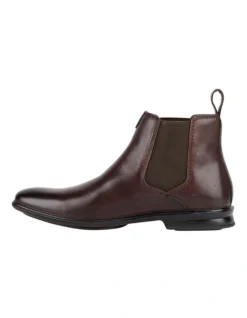 Hush Puppies Leather Mahogany Chelsea Boot -Myer Clothing Shop 679945510 3 1 720x928
