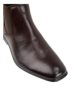 Hush Puppies Leather Mahogany Chelsea Boot -Myer Clothing Shop 679945510 4 1 720x928