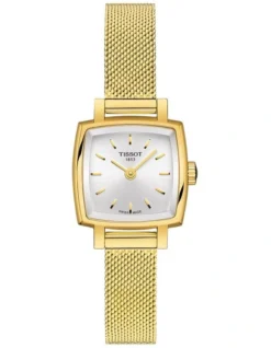Tissot Lovely Square T0581093303100 Watch In Gold