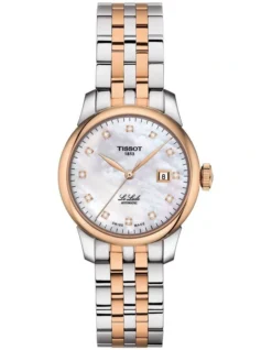 Tissot Le Locle Automatic Lady T0062072211600 Watch In Grey/Rose Gold