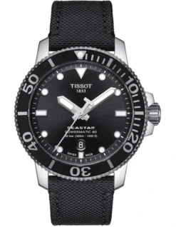 Tissot Seastar 1000 Powermatic 80 T1204071705100 Automatic Watch In Black