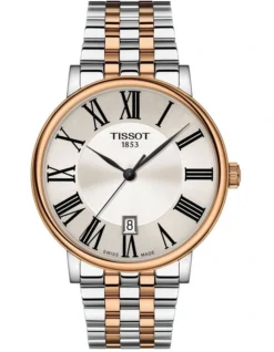 Tissot Carson Premium T1224102203300 Watch In Rose Gold