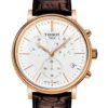 Tissot Carson Premium Chronograph T1224173601100 Watch In Rose Gold