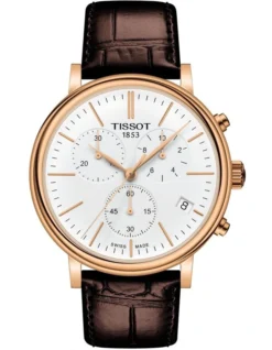 Tissot Carson Premium Chronograph T1224173601100 Watch In Rose Gold