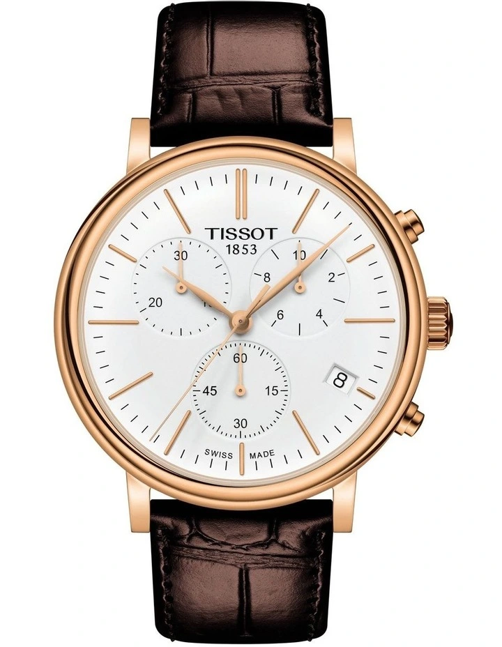 Tissot Carson Premium Chronograph T1224173601100 Watch In Rose Gold 1 Tissot Carson Premium Chronograph T1224173601100 Watch In Rose Gold