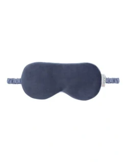 Luxe Velvet Eye Mask Storm Blue