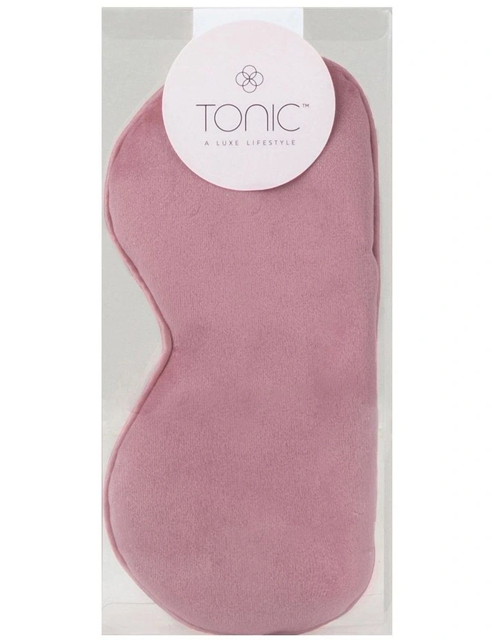 Luxe Velvet Eye Mask Musk Pink 2 Luxe Velvet Eye Mask Musk Pink - Image 2