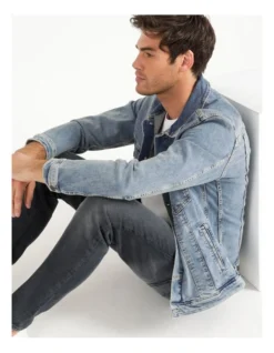 Jack & Jones Alvin Denim Jacket Light Blue -Myer Clothing Shop 691234930 6 720x928