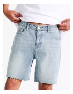 Edwin Cut Off Denim Short Blue -Myer Clothing Shop 693011800 4 5 720x928