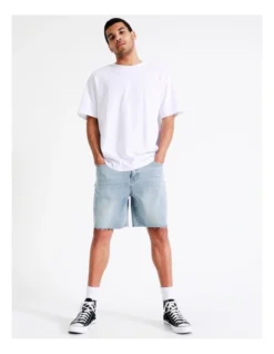 Edwin Cut Off Denim Short Blue -Myer Clothing Shop 693011800 5 4 720x928