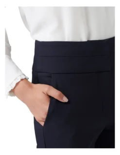 Forever New Georgia High Waist Full Length Pants Navy 7 Forever New Georgia High Waist Full Length Pants Navy -Myer Clothing Shop 694418500 694472230 3 720x928