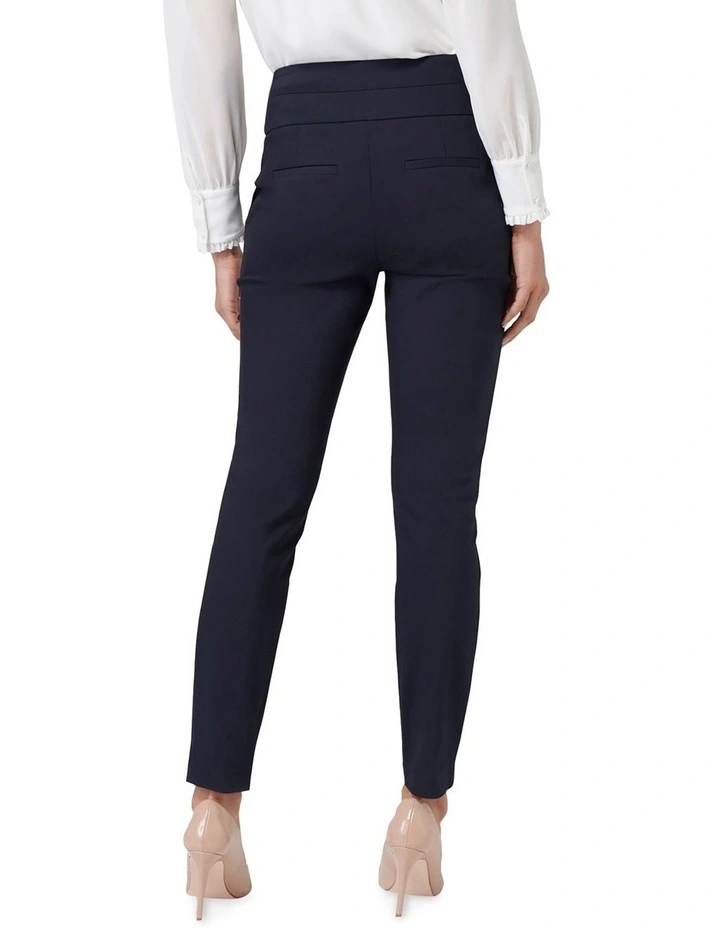 Forever New Georgia High Waist Full Length Pants Navy 5 Forever New Georgia High Waist Full Length Pants Navy - Image 5