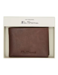 Ben Sherman Tan Silm L Fold Wallet