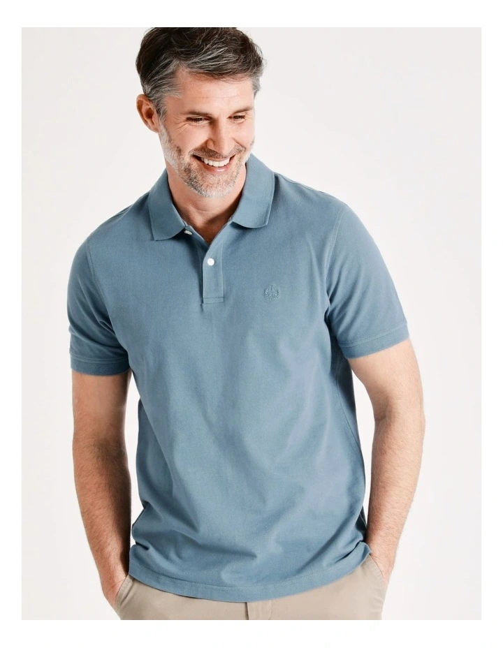 Essential Plain Polo Artic Blue 4 Essential Plain Polo Artic Blue - Image 4