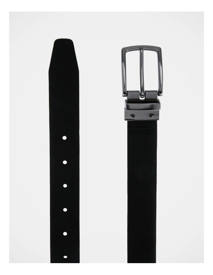 Textured Tan/Black Reversible Belt 5 Textured Tan/Black Reversible Belt - Image 5