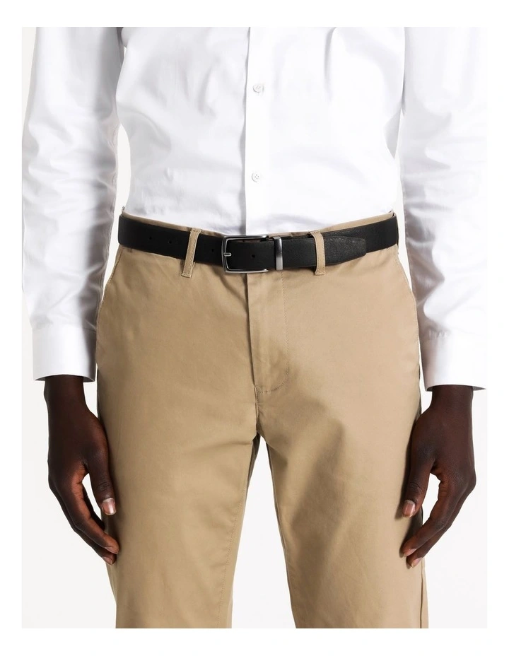 Textured Black/Brown Reversible Belt 4 Textured Black/Brown Reversible Belt - Image 4