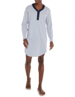 Long Sleeve Stripe Nightshirt -Myer Clothing Shop 701484310 5 720x928