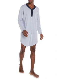 Long Sleeve Stripe Nightshirt -Myer Clothing Shop 701484310 6 720x928