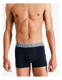 Plain Trunk 3 Pack In Black/Mid Marle -Myer Clothing Shop 701693110 3 1 720x928