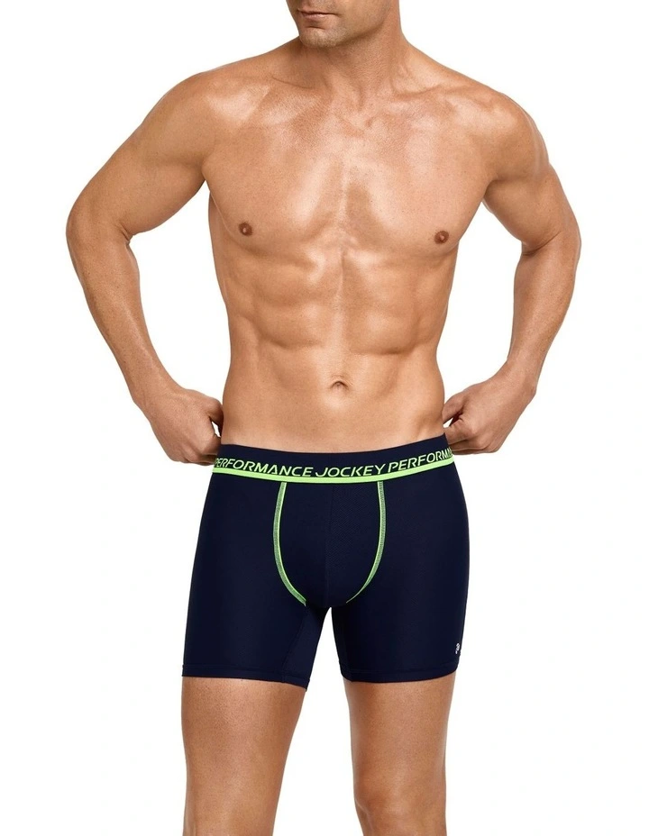Jockey Dry Impact Performace Mid Trunk Navy 1 Jockey Dry Impact Performace Mid Trunk Navy