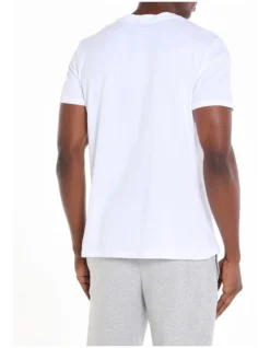 Essential V Neck Tee In White -Myer Clothing Shop 702210790 702205660 5 720x928