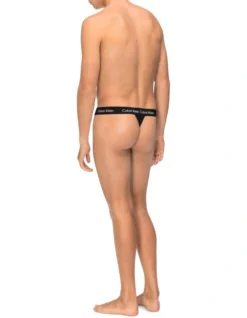 Calvin Klein Cotton Stretch Thong Black 2 Pack -Myer Clothing Shop 702248140 3 720x928