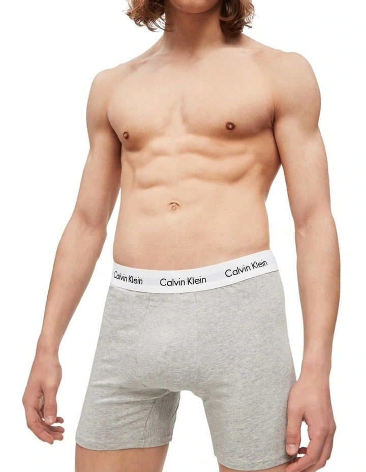 Calvin Klein Cotton Stretch Boxer Brief Multi 3 Pack 3 Calvin Klein Cotton Stretch Boxer Brief Multi 3 Pack - Image 3