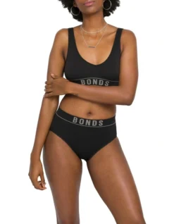 Bonds Originals Retro Rib Hi Hi Brief In Black