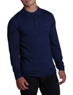 Signature Knitted Long Sleeve Polo