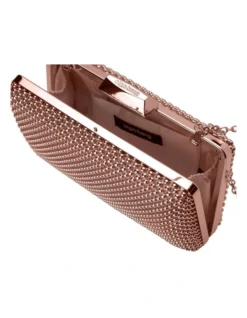 Natasha Rose Gold Ball Mesh Clutch OB5130 -Myer Clothing Shop 707293450 5 1 720x928