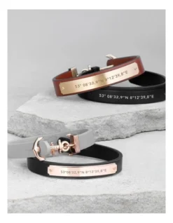 Paul Hewitt PH MSC S B BL XL Signum Leather Bracelet SS / Black -Myer Clothing Shop 718332850 3 720x928