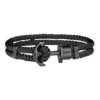 Paul Hewitt Phrep Black Anchor/Black Nylon Bracelet PH-PH-N-B-B-XXL