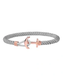 Paul Hewitt Phrep Lite Grey Nylon Bracelet PH-PHL-N-R-Gr-L
