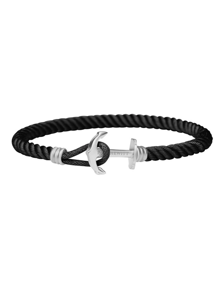 Paul Hewitt Phrep Lite Stainless Steel Anchor/Black Nylon Bracelet PH-PHL-N-S-B-S 1 Paul Hewitt Phrep Lite Stainless Steel Anchor/Black Nylon Bracelet PH-PHL-N-S-B-S