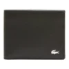 Lacoste Small Black Billfold Wallet