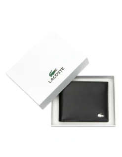 Lacoste Small Black Billfold Wallet -Myer Clothing Shop 720508600 3 720x928