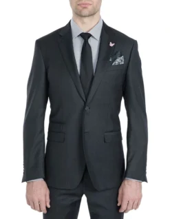 Gibson Slim Fit Charcoal Beta Jacket FGI614