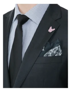 Gibson Slim Fit Charcoal Beta Jacket FGI614 -Myer Clothing Shop 723290320 723296170 4 720x928