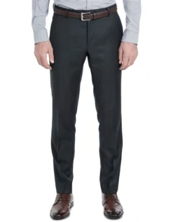 Gibson Slim Fit Charcoal Caper Trouser Grey