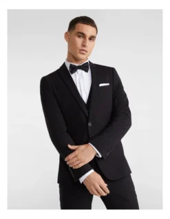 Aston Slim Fit Suit Jacket In Black