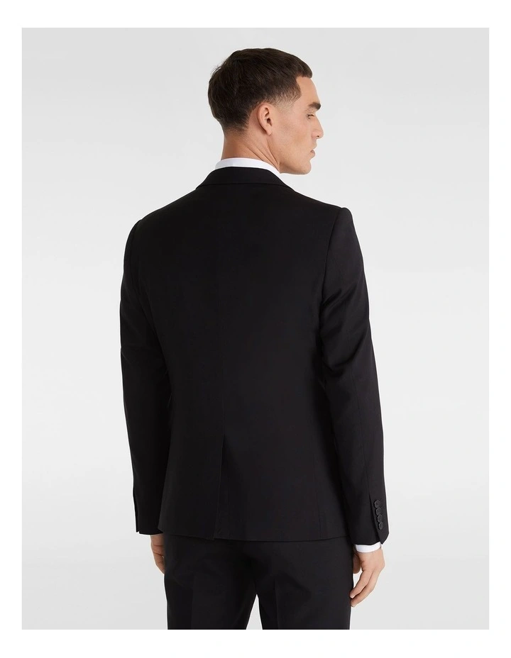 Aston Slim Fit Suit Jacket In Black 2 Aston Slim Fit Suit Jacket In Black - Image 2