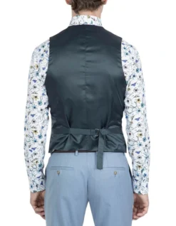 Gibson Slim Fit Light Blue Mighty Vest -Myer Clothing Shop 728071750 3 720x928